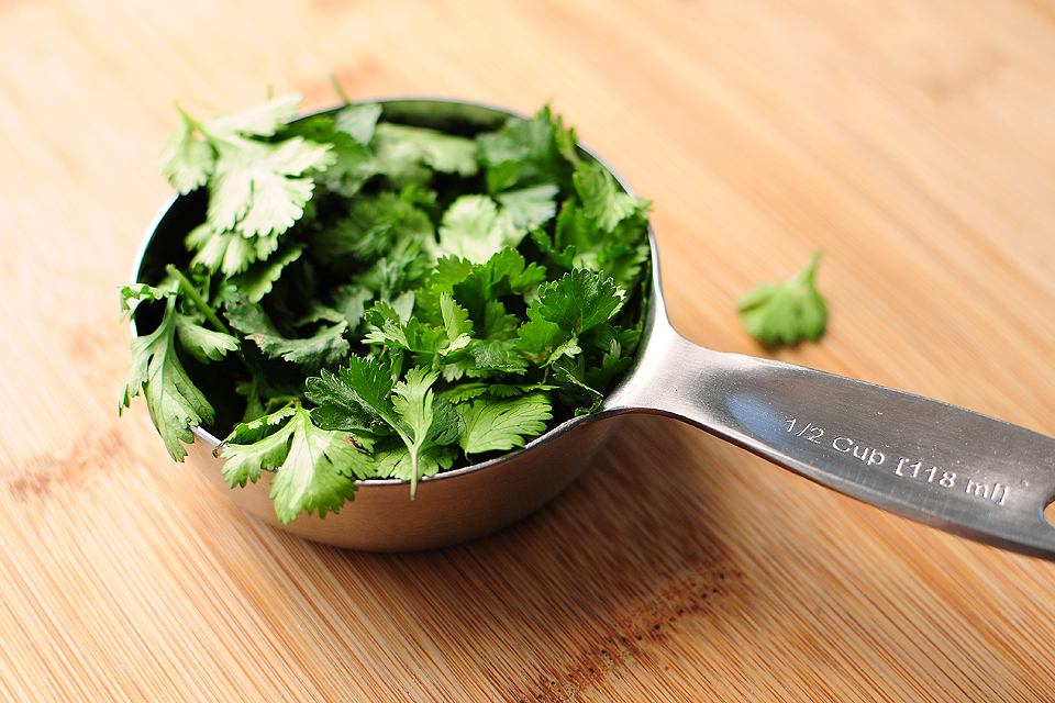 Tasty Kitchen Blog: Healthy Black Bean Tostadas with Cilantro Sauce. Guest post by Amy Johnson of She Wears Many Hats, recipe submitted by TK member Lindsay of Pinch of Yum.