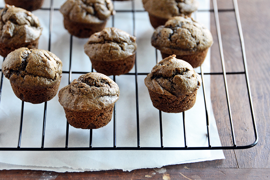 Tasty Kitchen Blog: Espresso Mini Muffins with Chocolate Ganache. Guest post by Faith Gorsky of An Edible Mosaic, recipe submitted by TK member Michelle of The Lucky Penny Blog.