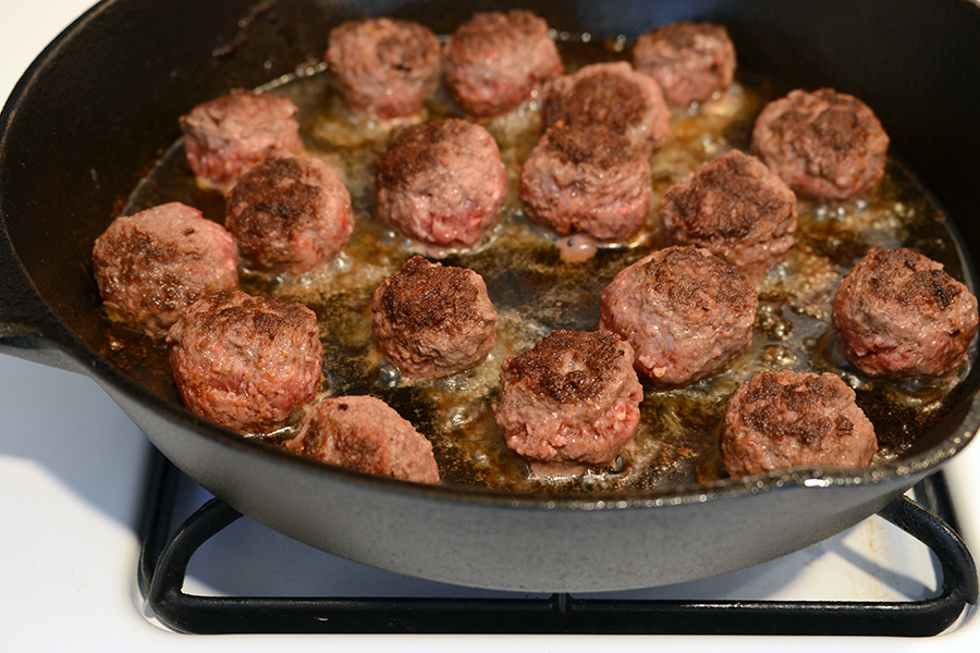 Tasty Kitchen Blog: Lamb Meatballs in a Spicy Curry. Guest post by Faith Gorsky of An Edible Mosaic, recipe submitted by TK members Vanessa and Ingrid of Food Opera.