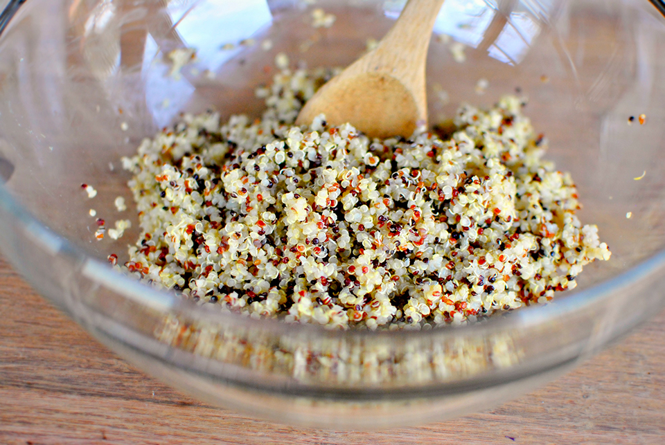 Tasty Kitchen Blog: Crunchy Cashew Thai Quinoa Salad with Ginger Peanut Dressing. Guest post by Laurie McNamara of Simply Scratch, recipe submitted by TK member Monique of Ambitious Kitchen.