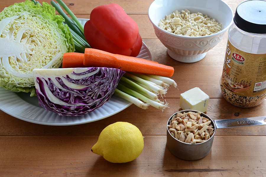 Tasty Kitchen Blog: Crunchy Asian Slaw. Guest post by Faith Gorsky of An Edible Mosaic, recipe submitted by TK member Andrea of Recipes for Divine Living.