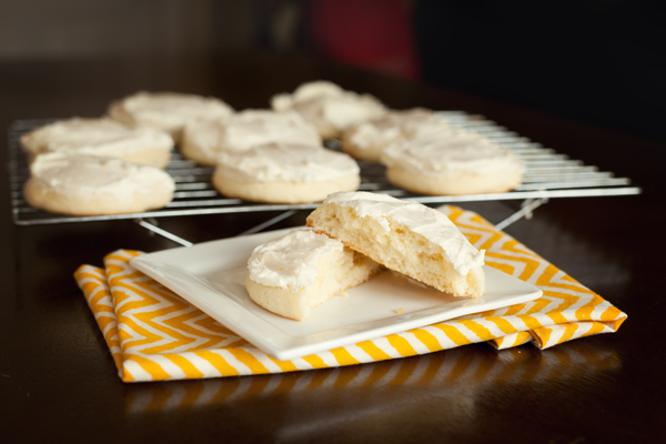 Tasty Kitchen Blog: Lemon Sugar Cookies With Lemon Buttercream Frosting. Guest post by Amber Potter of Sprinkled with Flour, recipe submitted by TK member Jennifer of Mother Thyme.