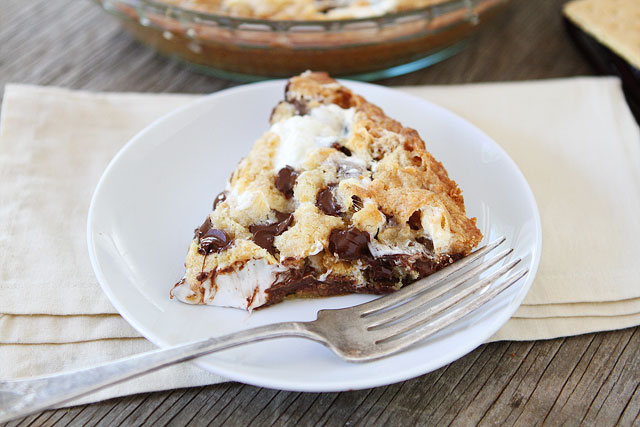 Tasty Kitchen Blog: S'mores Pie. Guest post by Maria Lichty of Two Peas and Their Pod, recipe submitted by TK member Tonya of 4 Little Fergusons.