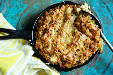 Tasty Kitchen Blog: Cheesy Baked Green Chile Rice. Guest post by Georgia Pellegrini, recipe submitted by TK member Lindsay of FunnyLove.