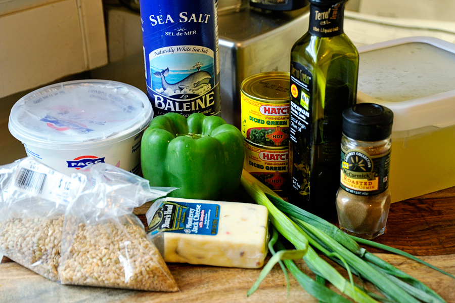 Tasty Kitchen Blog: Cheesy Baked Green Chile Rice. Guest post by Georgia Pellegrini, recipe submitted by TK member Lindsay of FunnyLove.