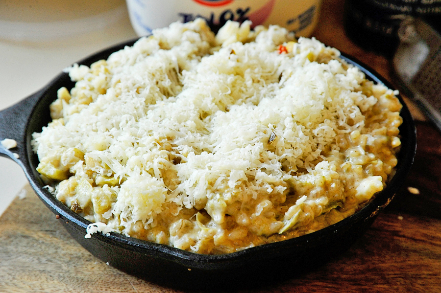 Tasty Kitchen Blog: Cheesy Baked Green Chile Rice. Guest post by Georgia Pellegrini, recipe submitted by TK member Lindsay of FunnyLove.