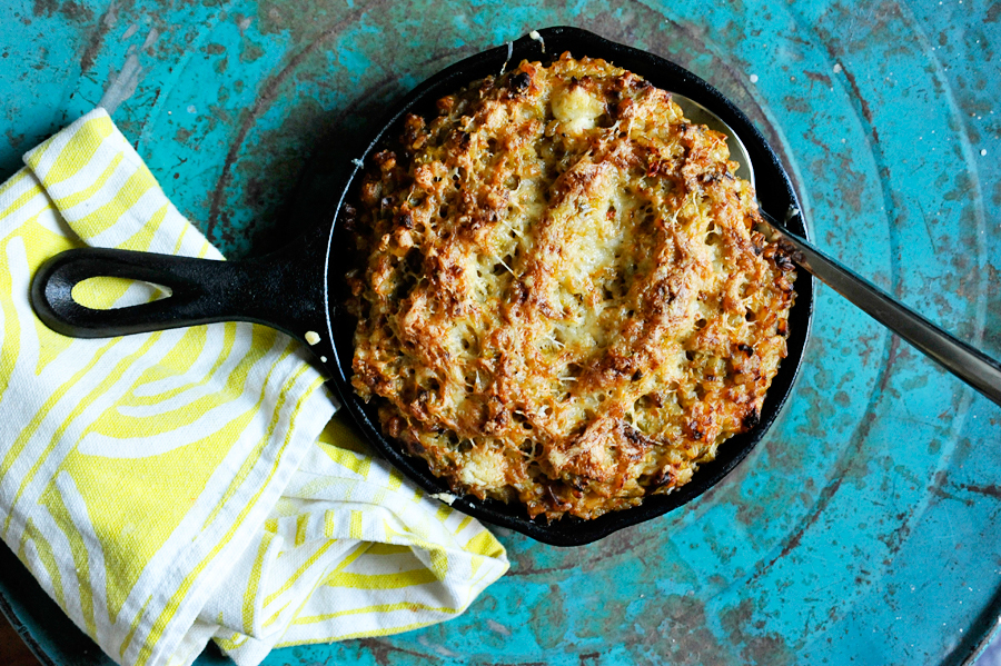 Tasty Kitchen Blog: Cheesy Baked Green Chile Rice. Guest post by Georgia Pellegrini, recipe submitted by TK member Lindsay of FunnyLove.