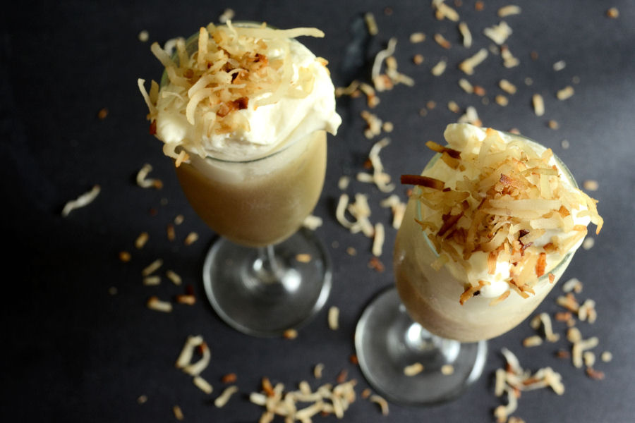 Tasty Kitchen Blog: Frozen Thai Iced Coffee. Guest post by Erica Kastner of Cooking for Seven, recipe submitted by TK member Stephanie of Girl Versus Dough.