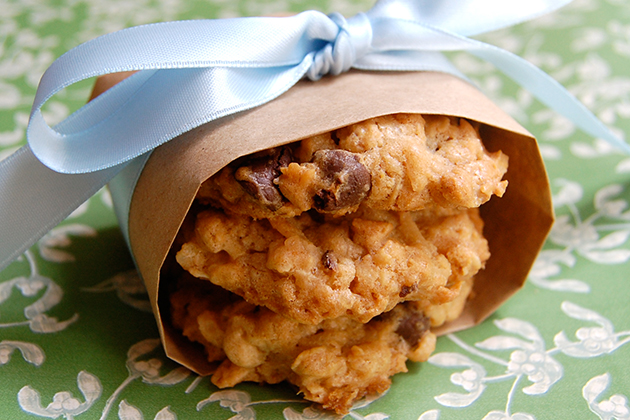 Tasty Kitchen Blog: Looks Delicious! (Chewy Oatmeal, Chocolate Chip, Coconut Cookies, submitted by TK member Hannah of Swirl of Cinnamon)