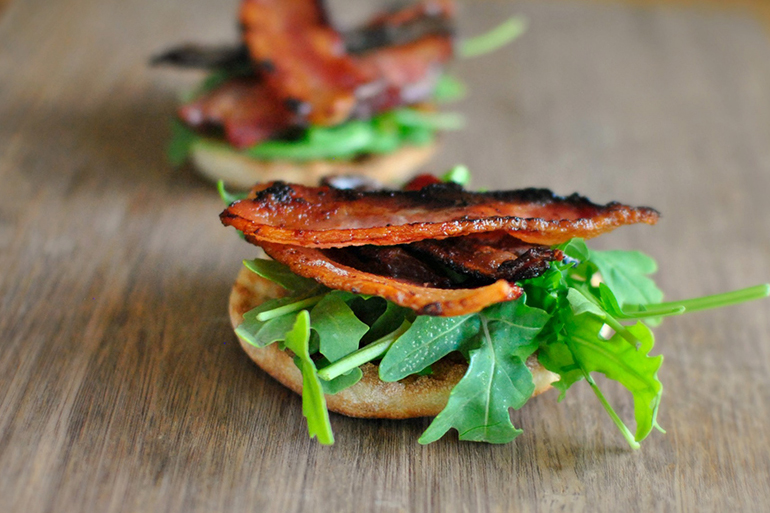 Tasty Kitchen Blog: Breakfast BLT. Guest post by Guest post by Laurie McNamara of Simply Scratch, recipe submitted by TK member Riley of My Daily Morsel.