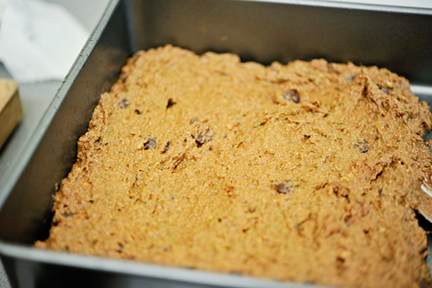 Tasty Kitchen Blog: Flourless Chocolate Chip Zucchini Oat Brownies. Guest post by Georgia Pellegrini, recipe submitted by TK member Monique of Ambitious Kitchen.