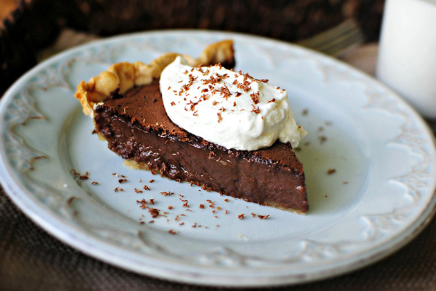 Tasty Kitchen Blog: Let's Talk Pie! (Easy Chocolate Pie, recipe submitted by TK member Sissy of Sissy Reads, guest post and photo by Laurie McNamara of Simply Scratch)