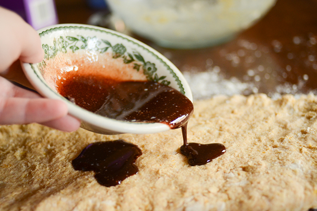 Tasty Kitchen Blog: Pumpkin Cinnamon Roll Scones. Guest post by Erica Kastner of Buttered Side Up, recipe submitted by TK member Erin of Naturally Ella.