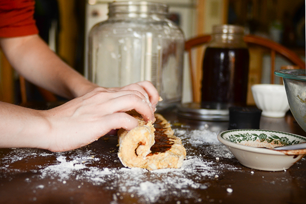 Tasty Kitchen Blog: Pumpkin Cinnamon Roll Scones. Guest post by Erica Kastner of Buttered Side Up, recipe submitted by TK member Erin of Naturally Ella.