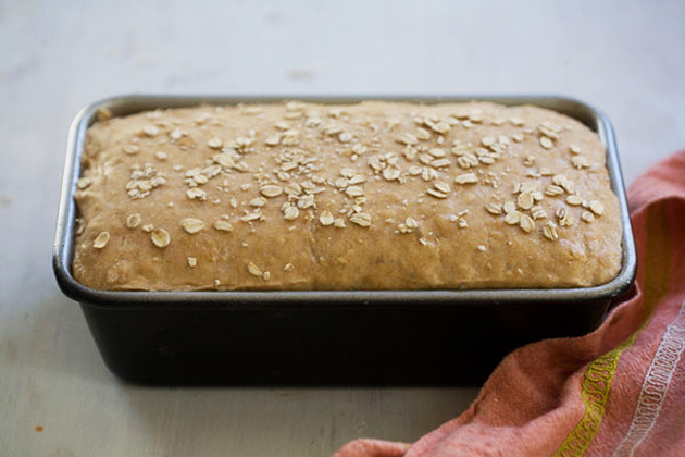 Tasty Kitchen Blog: Whole Wheat Honey Oatmeal Bread. Guest post by Adrianna Adarme of A Cozy Kitchen, recipe submitted by TK member Stephanie of Girl Versus Dough.