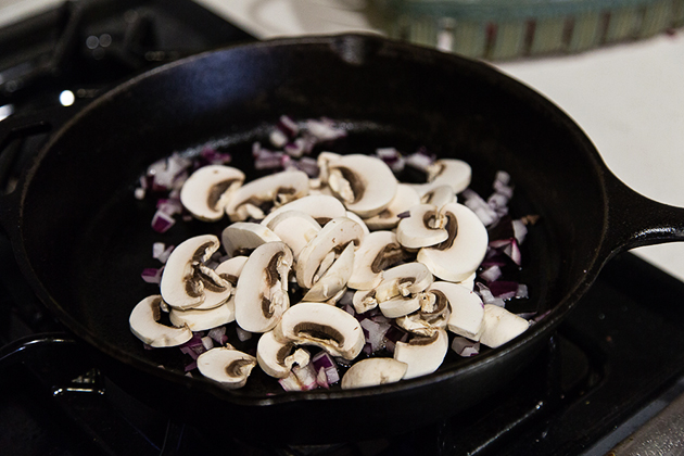 Tasty Kitchen Blog: Garlic and Mushroom Queso Fundido. Guest post by Gaby Dalkin of What's Gaby Cooking, recipe submitted by TK member Stephanie of Girl Versus Dough.