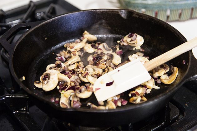 Tasty Kitchen Blog: Garlic and Mushroom Queso Fundido. Guest post by Gaby Dalkin of What's Gaby Cooking, recipe submitted by TK member Stephanie of Girl Versus Dough.