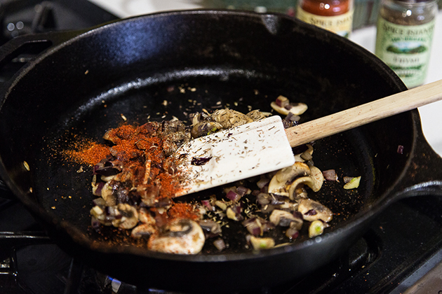 Tasty Kitchen Blog: Garlic and Mushroom Queso Fundido. Guest post by Gaby Dalkin of What's Gaby Cooking, recipe submitted by TK member Stephanie of Girl Versus Dough.