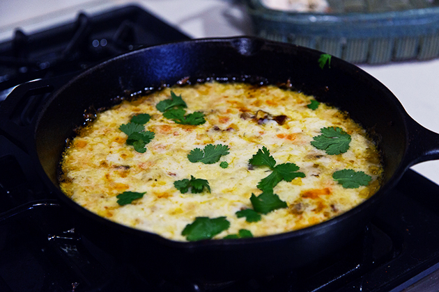 Tasty Kitchen Blog: Garlic and Mushroom Queso Fundido. Guest post by Gaby Dalkin of What's Gaby Cooking, recipe submitted by TK member Stephanie of Girl Versus Dough.