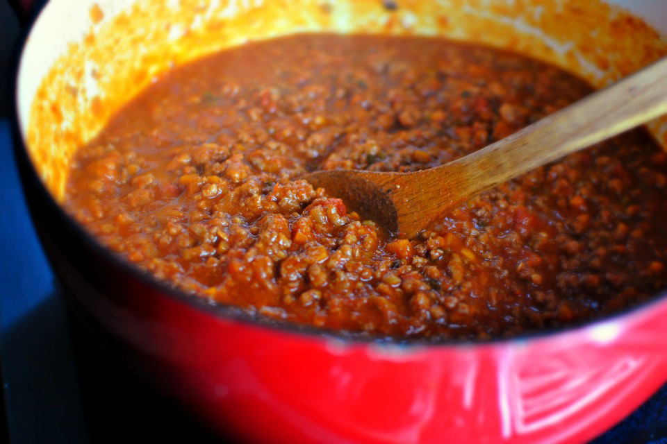 Tasty Kitchen Blog: Orecchiette Bolognese. Guest post by Laurie McNamara of Simply Scratch, recipe submitted by TK member Nam of The Culinary Chronicles.