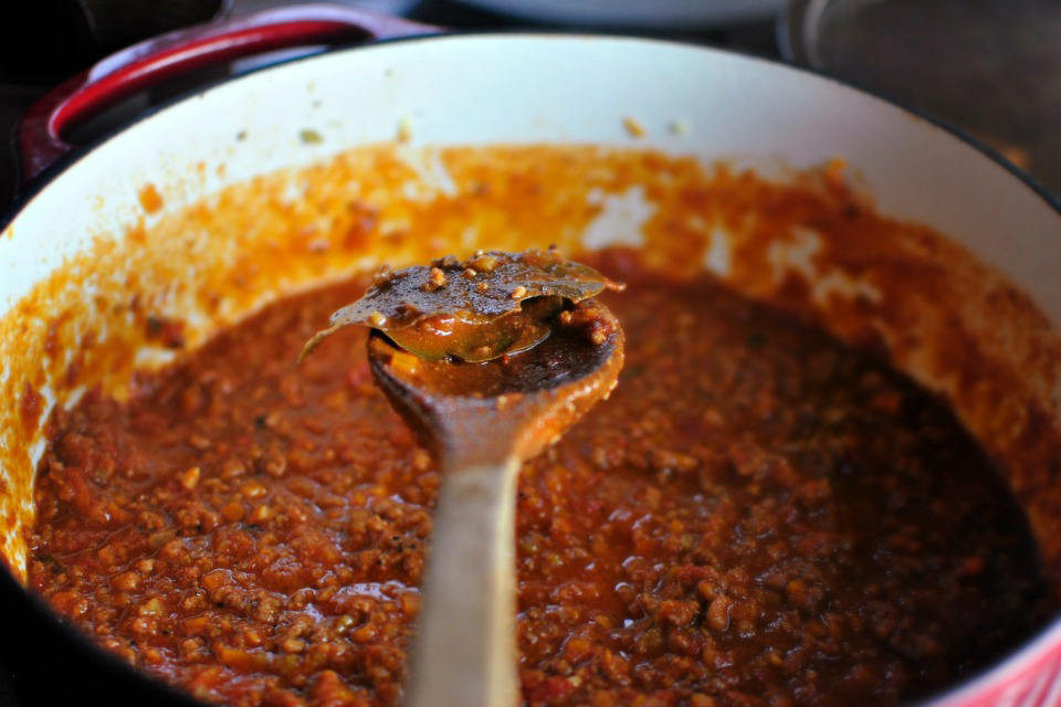 Tasty Kitchen Blog: Orecchiette Bolognese. Guest post by Laurie McNamara of Simply Scratch, recipe submitted by TK member Nam of The Culinary Chronicles.