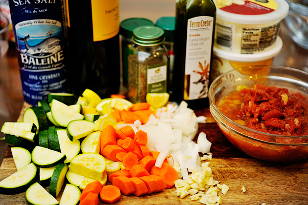 Tasty Kitchen Blog: Garden Vegetable Ragu. Guest post by Georgia Pellegrini, recipe submitted by TK member Laurie McNamara of Simply Scratch.