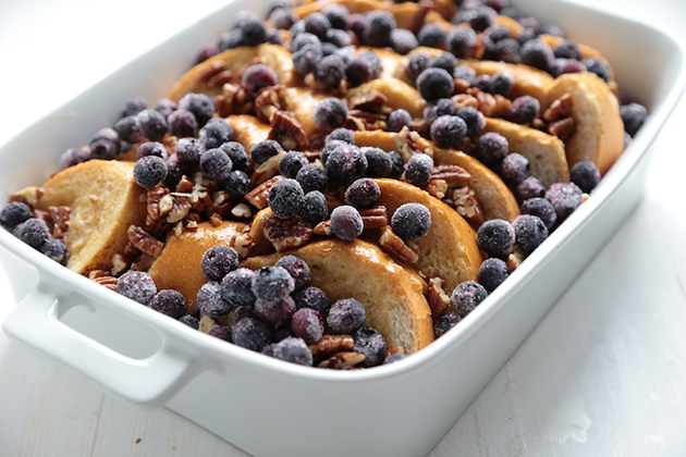 Tasty Kitchen Blog: Baked Blueberry Pecan French Toast. Guest post by Megan Keno of Country Cleaver, recipe submitted by TK member Melanie of Mel’s Kitchen Cafe.