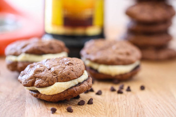 Tasty Kitchen Blog: Tiramisu Sandwich Cookies. Guest post by Jenna Beaugh of Eat, Live, Run, recipe submitted by TK member Tanya Schroeder of Lemons for Lulu.