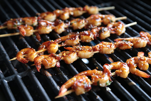 Tasty Kitchen Blog: Thai Chili Coconut Shrimp Skewers. Guest post by Megan Keno of Wanna Be a Country Cleaver, recipe submitted by TK member John Dawson of Patio Daddio BBQ.