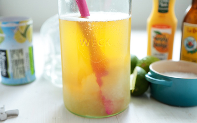 Tasty Kitchen Blog: Cerveza-garita. Guest post by Megan Keno of Wanna Be a Country Cleaver, recipe submitted by TK member Lindsay of Eating 80/20.