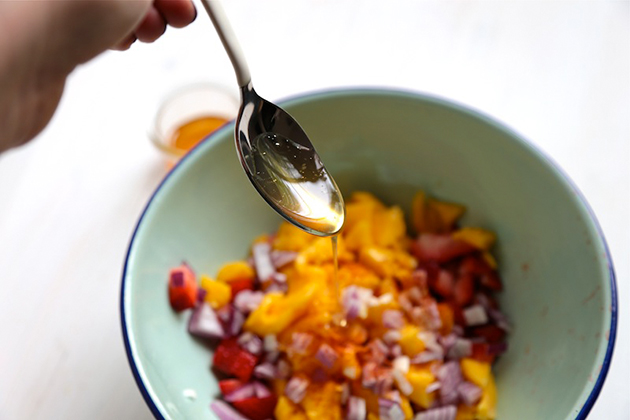 Tasty Kitchen Blog: Strawberry Mango Salsa. Guest post by Megan Keno of Wanna Be a Country Cleaver, recipe submitted by TK member Danae of Recipe Runner.
