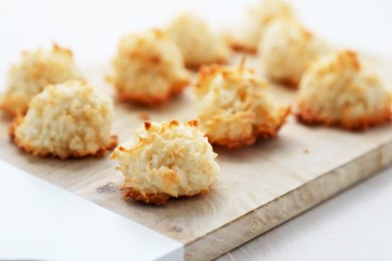 Tasty Kitchen Blog: Bakery-Style Coconut Macaroons. Guest post by Megan Keno of Wanna Be a Country Cleaver, recipe submitted by TK members Jen and Emily of Layers of Happiness.