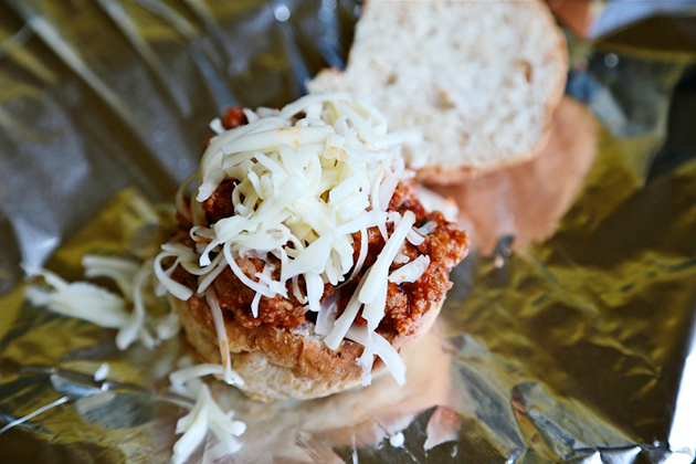 Tasty Kitchen Blog: Baked Sausage Fontina Sandwiches. Guest post by Megan Keno of Wanna Be a Country Cleaver, recipe submitted by TK member Christy of Sunsets on the Side.