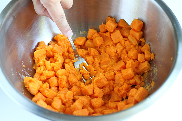 Tasty Kitchen Blog: Sweet Potato Tuna Patties. Guest post by Dara Michalski of Cookin' Canuck, recipe submitted by TK member Olivia of Primavera Kitchen.