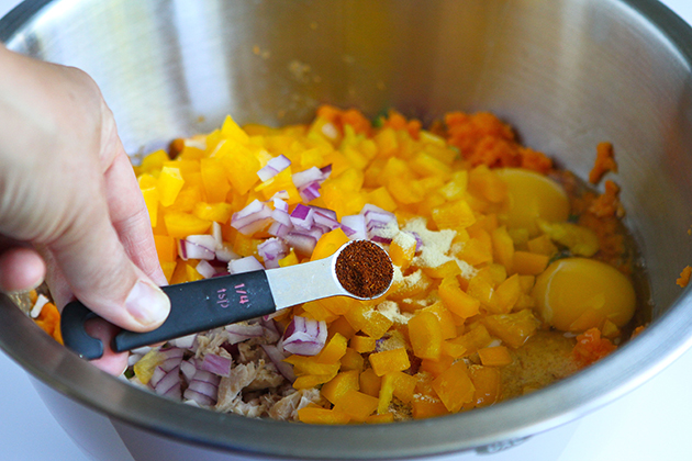 Tasty Kitchen Blog: Sweet Potato Tuna Patties. Guest post by Dara Michalski of Cookin' Canuck, recipe submitted by TK member Olivia of Primavera Kitchen.