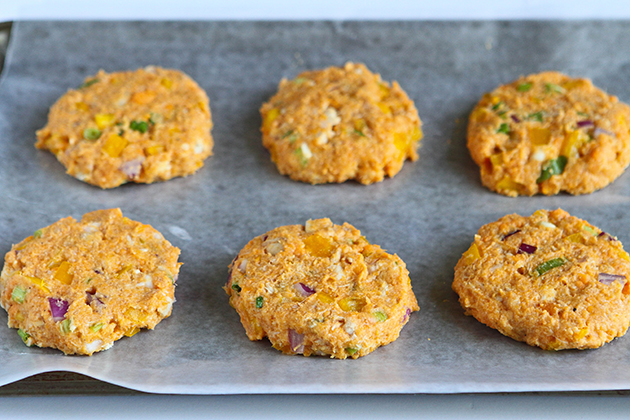 Tasty Kitchen Blog: Sweet Potato Tuna Patties. Guest post by Dara Michalski of Cookin' Canuck, recipe submitted by TK member Olivia of Primavera Kitchen.