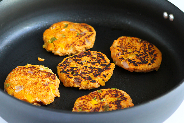 Tasty Kitchen Blog: Sweet Potato Tuna Patties. Guest post by Dara Michalski of Cookin' Canuck, recipe submitted by TK member Olivia of Primavera Kitchen.