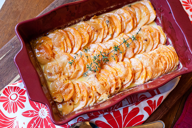 Scalloped Hasselback Sweet Potatoes  Tasty Kitchen Blog