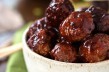 Tasty Kitchen Blog: Looks Delicious! (Sticky BBQ Slow-Cooker Meatballs, submitted by TK member Nora Rusev of Savory Nothings)