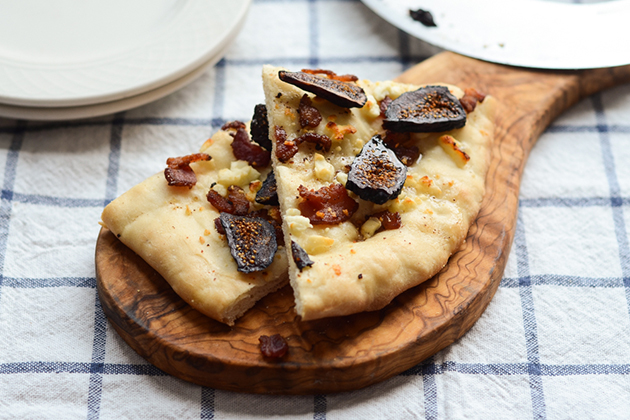 Tasty Kitchen Blog: Figgy Piggy Pizza. Guest post by Erica Kastner of Buttered Side Up, recipe submitted by TK member Christina of Dessert for Two.