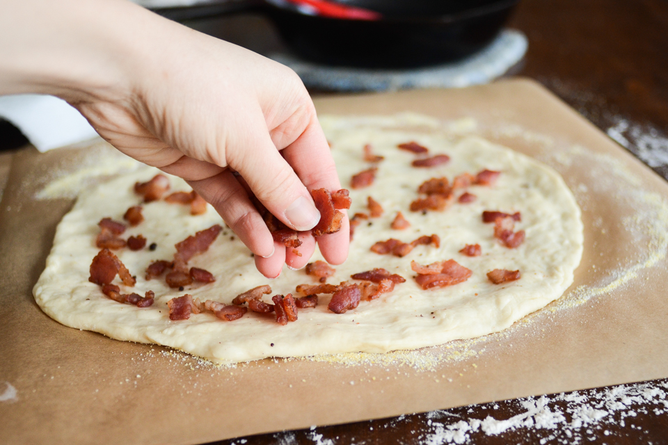 Tasty Kitchen Blog: Figgy Piggy Pizza. Guest post by Erica Kastner of Buttered Side Up, recipe submitted by TK member Christina of Dessert for Two.