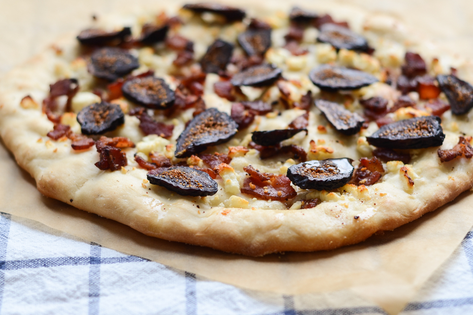 Tasty Kitchen Blog: Figgy Piggy Pizza. Guest post by Erica Kastner of Buttered Side Up, recipe submitted by TK member Christina of Dessert for Two.