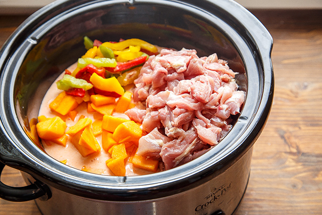 Tasty Kitchen Blog: Slow Cooker Thai Chicken. Guest post by Christina of Dessert for Two, recipe submitted by TK member Erin of Well Plated.