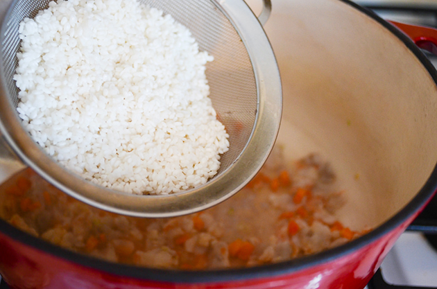 Tasty Kitchen Blog: Korean Shrimp and Rice Porridge (Saewoojuk). Guest post by Erica Kastner of Buttered Side Up, recipe submitted by TK member Erica of Apricosa.