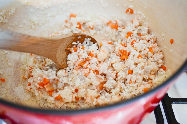 Tasty Kitchen Blog: Korean Shrimp and Rice Porridge (Saewoojuk). Guest post by Erica Kastner of Buttered Side Up, recipe submitted by TK member Erica of Apricosa.