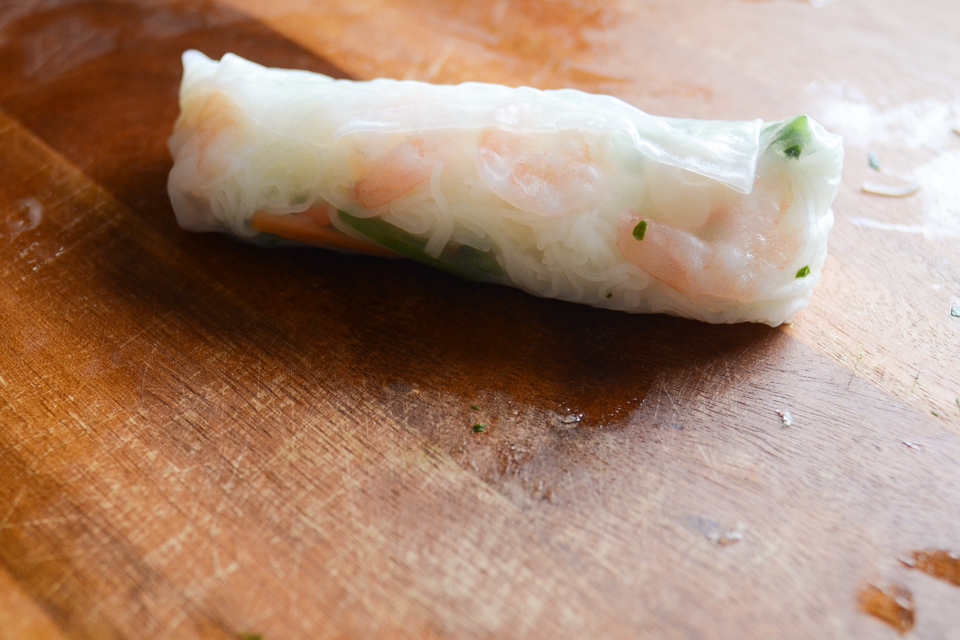 Easy Shrimp Spring Rolls — saltnpepperhere