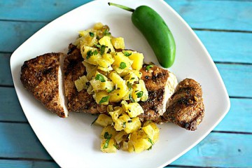 Tasty Kitchen Blog: Looks Delicious! (Easy Jerk Chicken with Grilled Pineapple Salsa, submitted by TK member Karrie of Tasty Ever After)