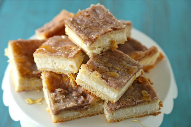 Tasty Kitchen Blog: Sopapilla Cheesecake Squares. Guest post by Megan Keno of Wanna Be a Country Cleaver, recipe submitted by TK member Jennifer of In Jen's Kitchen.