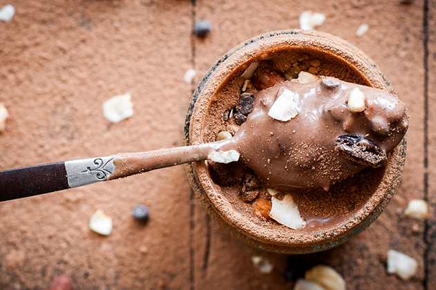 Tasty Kitchen Blog: Looks Delicious! (Trail Mix Chocolate Smoothie, submitted by Tessa of Natural Comfort Kitchen)