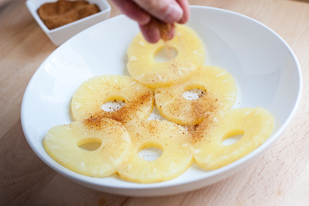 Tasty Kitchen Blog: Grilled Macadamia-Crusted Pineapple with Coconut Cream. Guest post by Natalie Perry of Perry's Plate, recipe submitted by TK member Taylor Kiser of Food Faith Fitness.